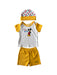 A Yellow Shorts Sets from Disney Baby in size 0-3M for boy. (Front View)