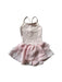 A Pink Leotards from Capezio in size S for girl. (Front View)
