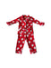 A Red Pyjama Sets from Classic Whimsy in size 2T for girl. (Front View)