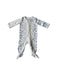 A Blue Onesies from Aden & Anais in size 3-6M for boy. (Front View)