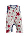 A Red Sleeveless Rompers from Tesa Babe in size 3-6M for boy. (Front View)