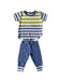 A Blue Pants Sets from Tesa Babe in size 3-6M for boy. (Front View)