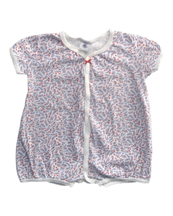 A Multicolour Short Sleeve Rompers from Petit Bateau in size 12-18M for girl. (Front View)