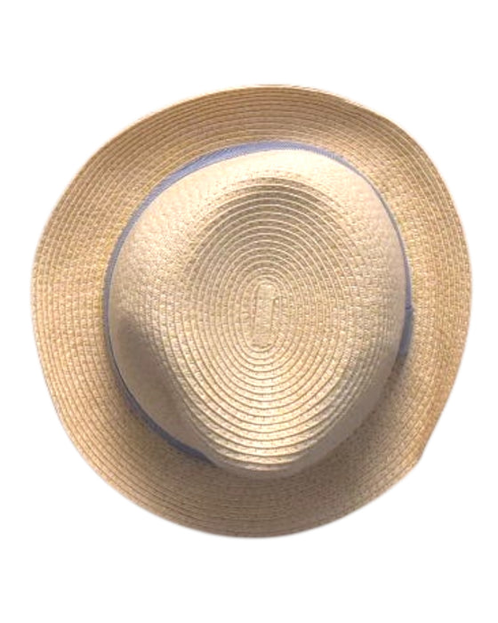 A Beige Sun Hats from Petit Bateau in size 6T for boy. (Back View)