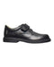 A Black Dress Shoes from Step2wo in size 7Y for boy. (Front View)