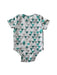 A White Short Sleeve Bodysuits from Aden & Anais in size 0-3M for boy. (Back View)