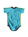 A Blue Short Sleeve Bodysuits from i play in size 12-18M for boy. (Back View)