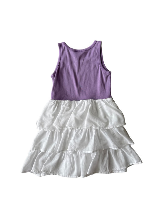 A Purple Sleeveless Dresses from Hanna Andersson in size 5T for girl. (Back View)