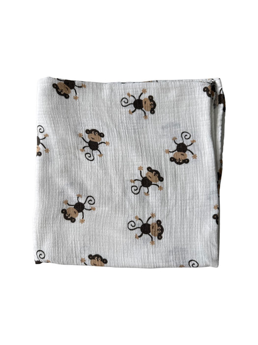 A White Swaddles from Aden & Anais in size O/S for neutral. (Back View)