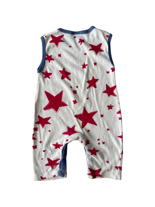 A Red Sleeveless Rompers from Tesa Babe in size 3-6M for boy. (Back View)
