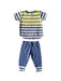 A Blue Pants Sets from Tesa Babe in size 3-6M for boy. (Back View)