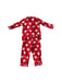 A Red Pyjama Sets from Classic Whimsy in size 2T for girl. (Back View)