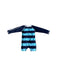 A Blue Swimsuits from Snapper Rock in size 3-6M for boy. (Back View)
