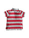 A Red Short Sleeve Polos from Polo Ralph Lauren in size 12-18M for boy. (Back View)
