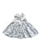 A Blue Sleeveless Dresses from Elly in size 0-3M for girl. (Front View)