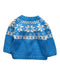 A Blue Knit Sweaters from Petit Bateau in size 0-3M for girl. (Back View)