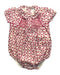 A Multicolour Short Sleeve Rompers from Neck & Neck in size 3-6M for girl. (Front View)