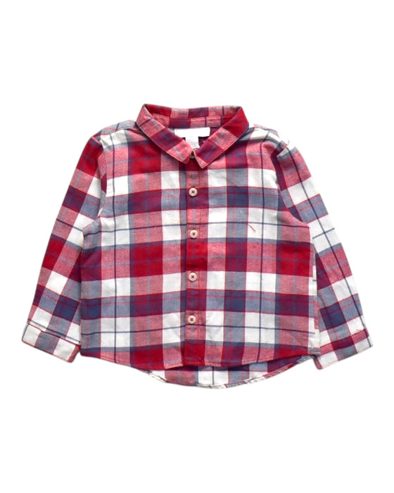A Multicolour Long Sleeve Shirts from The Little White Company in size 6-12M for boy. (Front View)