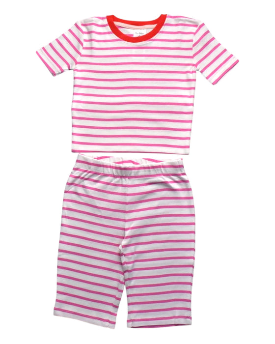 A Pink Shorts Sets from Boden in size 7Y for girl. (Front View)