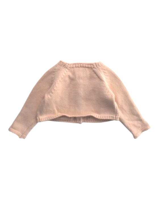 A Pink Cardigans from Gocco in size 0-3M for girl. (Back View)