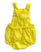 A Yellow Overall Shorts from Jacadi in size 0-3M for girl. (Back View)