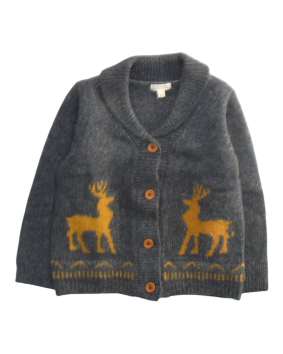 A Grey Cardigans from Gocco in size 2T for boy. (Front View)
