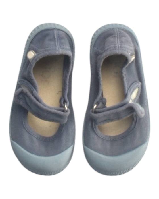 A Blue Slip Ons from Igor in size 18-24M for girl. (Back View)