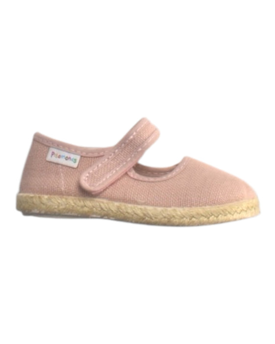 A Pink Espadrilles from Pisamonas in size 18-24M for girl. (Front View)