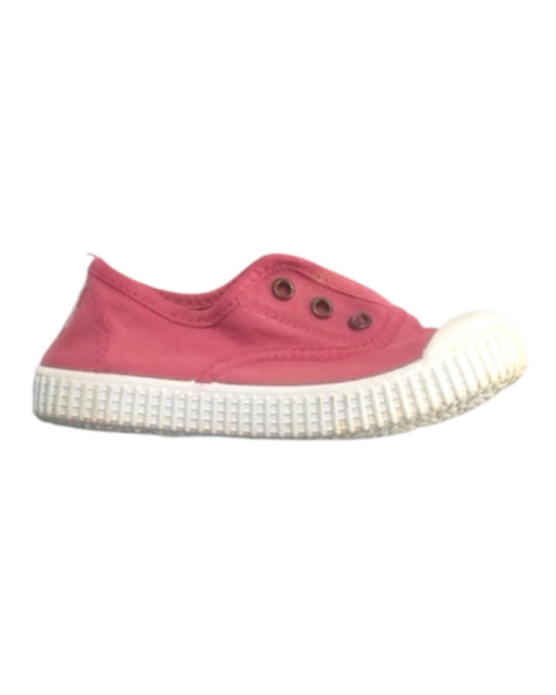 A Pink Slip Ons from Victoria in size 3T for girl. (Front View)