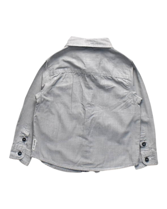 A Grey Long Sleeve Shirts from Armani Baby in size 6-12M for boy. (Back View)
