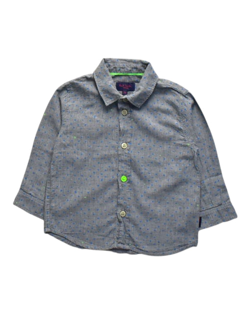 A Blue Long Sleeve Shirts from Paul Smith in size 12-18M for boy. (Front View)