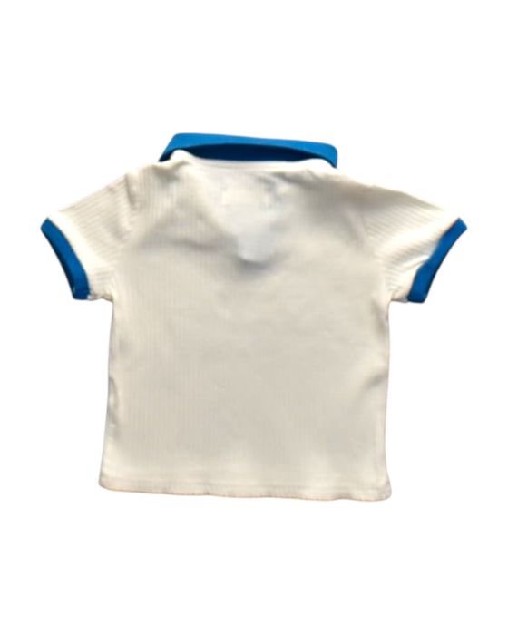 A Blue Short Sleeve Polos from Gingersnaps in size 6-12M for boy. (Back View)