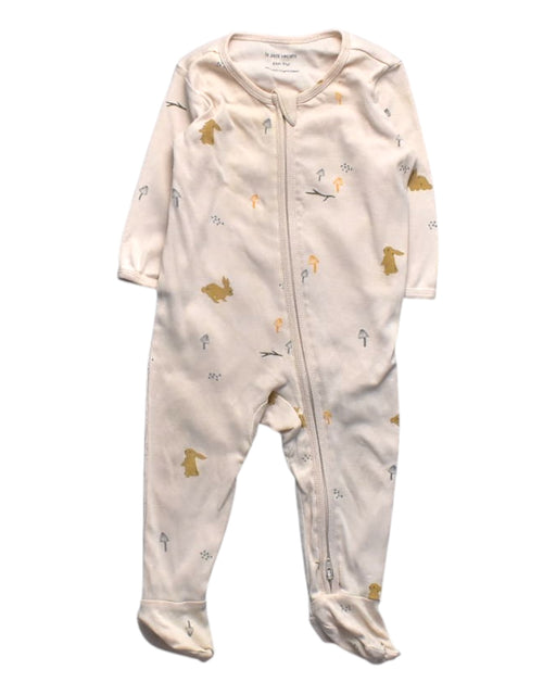A Ivory Onesies from Le Petit Society in size 6-12M for girl. (Front View)