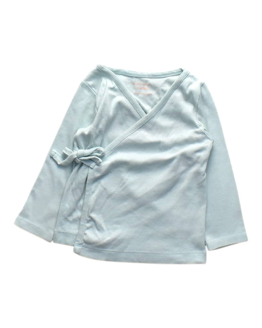 A Blue Long Sleeve Tops from Le Petit Society in size 12-18M for boy. (Front View)
