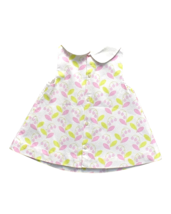 A Multicolour Sleeveless Dresses from Jacadi in size 3-6M for girl. (Back View)