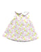 A Multicolour Sleeveless Dresses from Jacadi in size 3-6M for girl. (Back View)