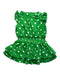 A Green Sleeveless Dresses from Janie & Jack in size 6-12M for girl. (Front View)