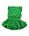 A Green Sleeveless Dresses from Janie & Jack in size 6-12M for girl. (Back View)