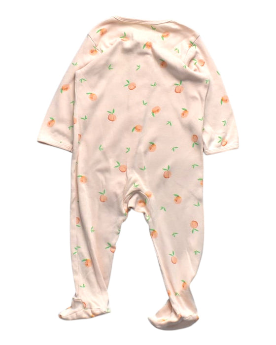 A Peach Onesies from Le Petit Society in size 6-12M for girl. (Back View)