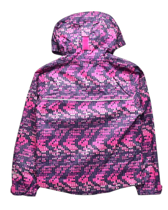 A Pink Rain Jackets from Columbia in size XXS for girl. (Back View)
