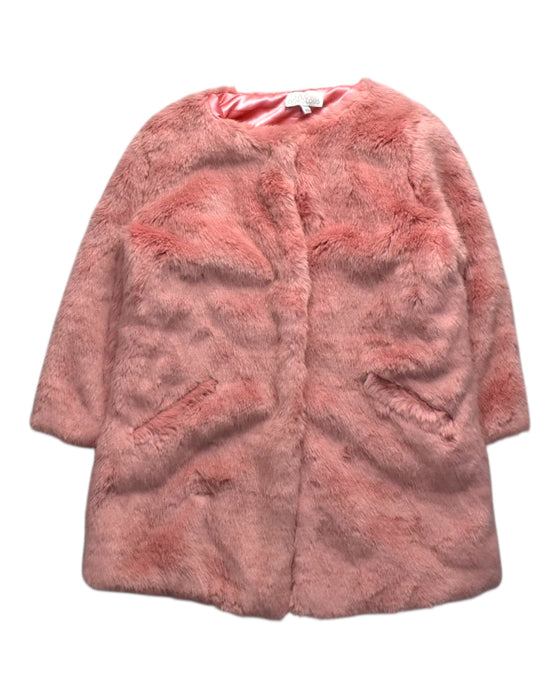 A Pink Coats from Wild & Gorgeous in size 4T for girl. (Front View)