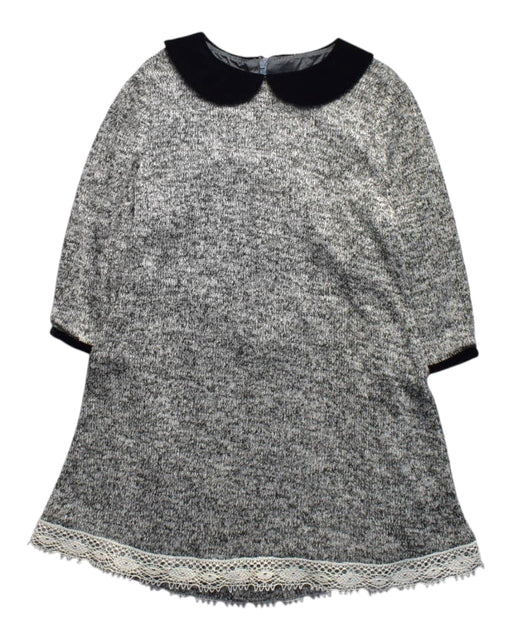 A Grey Long Sleeve Dresses from Isabel Garreton in size 5T for girl. (Front View)