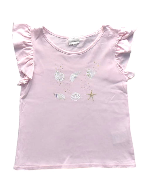 A Pink Short Sleeve Tops from Carrément Beau in size 4T for girl. (Front View)