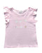 A Pink Short Sleeve Tops from Carrément Beau in size 4T for girl. (Front View)