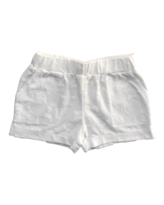 A White Shorts from Crewcuts in size 4T for girl. (Front View)