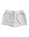 A White Shorts from Crewcuts in size 4T for girl. (Front View)