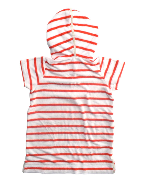 A Red Short Sleeve Dresses from Crewcuts in size 4T for girl. (Back View)