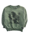 A Green Crewneck Sweatshirts from RockYourBaby in size 3T for boy. (Front View)