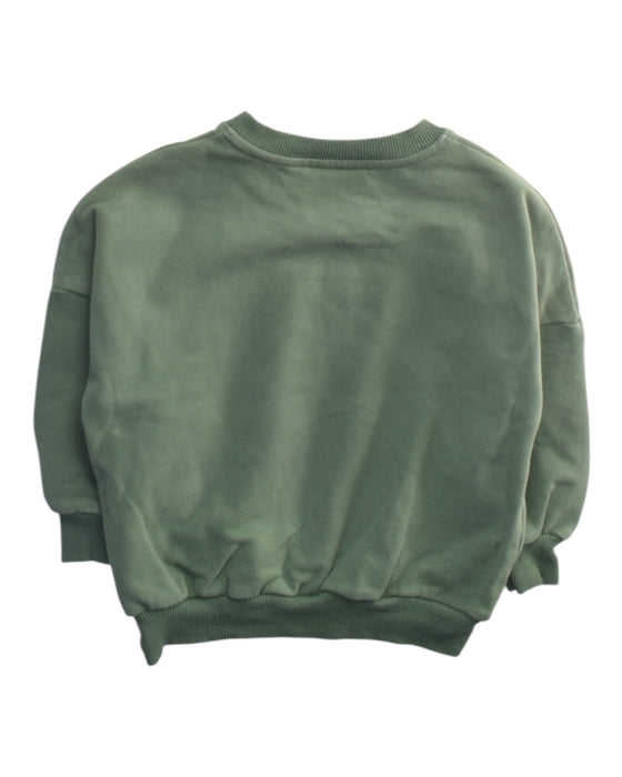 A Green Crewneck Sweatshirts from RockYourBaby in size 3T for boy. (Back View)