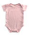 A Pink Short Sleeve Bodysuits from Mamas & Papas in size 3-6M for girl. (Front View)